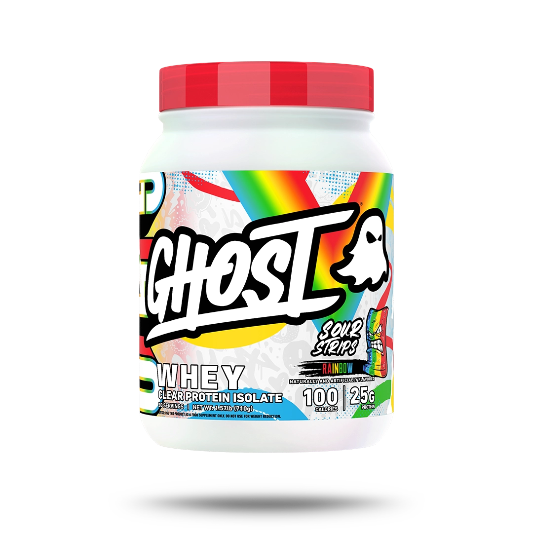 GHOST® CLEAR WHEY x SOUR STRIPS® | RAINBOW