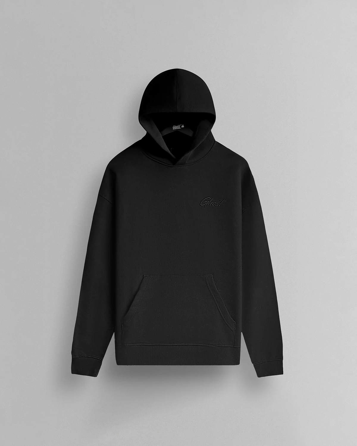 GHOST® CORE OVERSIZED HOODIE | BLACK