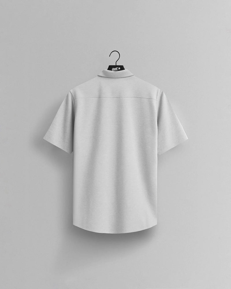 GHOST® CORE SHORT SLEEVE BUTTON DOWN | HEATHER GREY