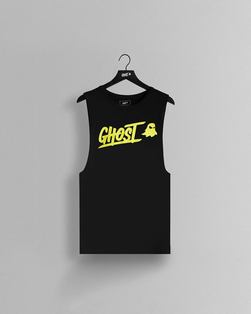GHOST® CORE LOGO SLEEVELESS TEE | BLACK V2