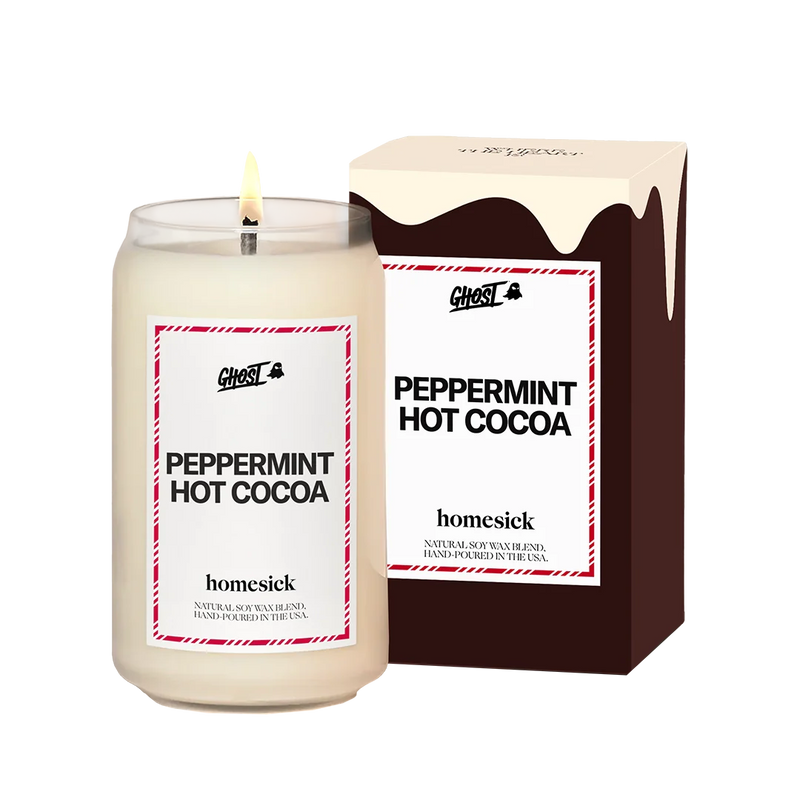 GHOST® CANDLE x HOMESICK | PEPPERMINT HOT COCOA