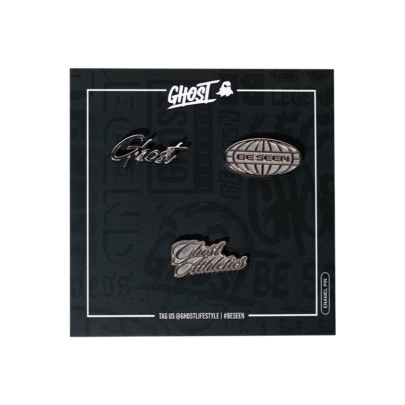 GHOST® PINS 3-PACK | SILVER
