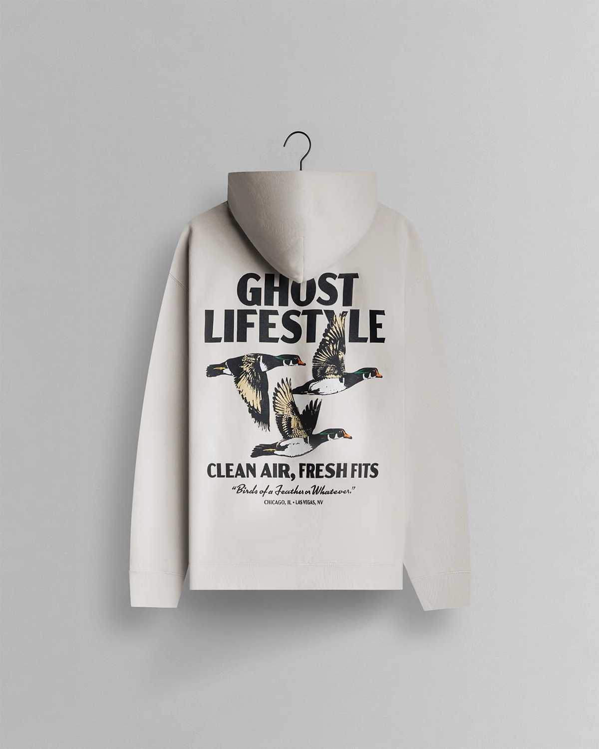 GHOST® ROOTS HOODIE | BONE