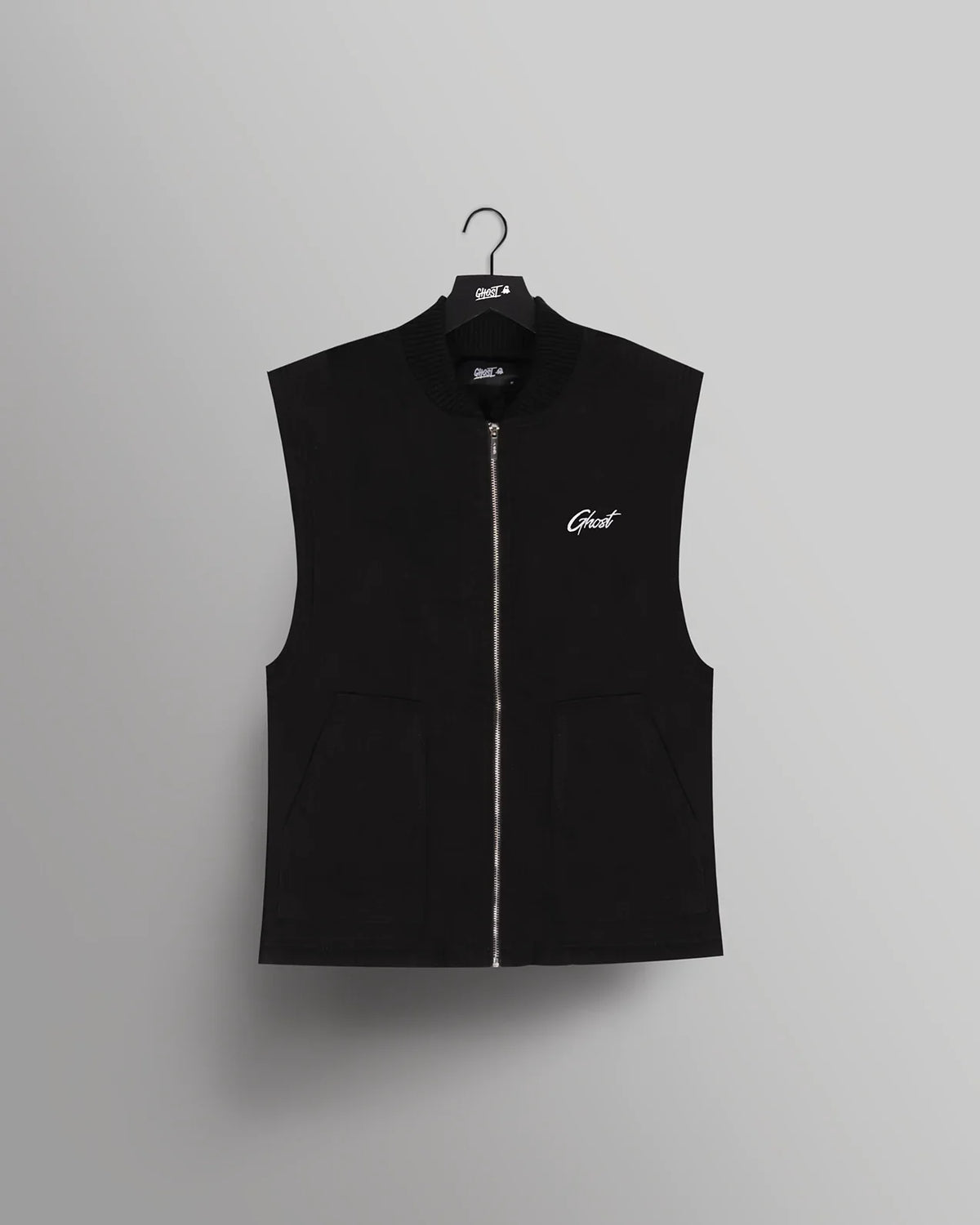 GHOST® SHERPA LINED VEST | BLACK