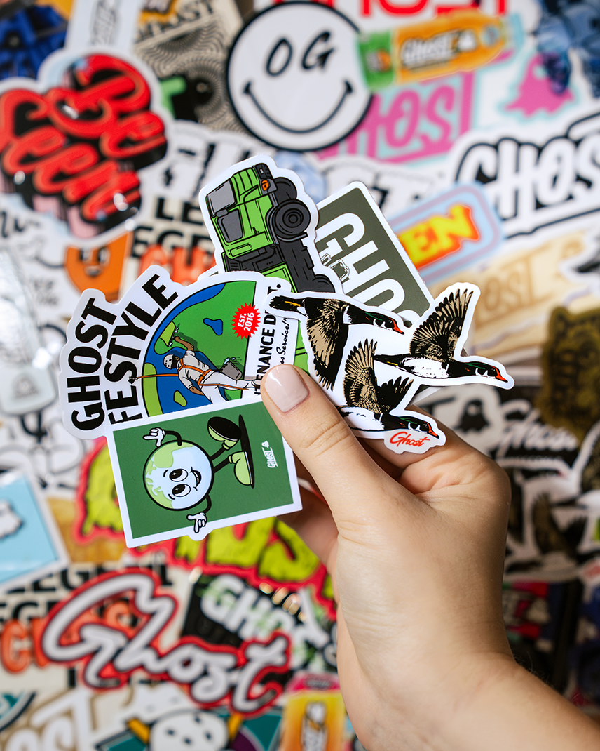 Ghost Drive Sticker GHOST STICKER PACK – GHOST EU