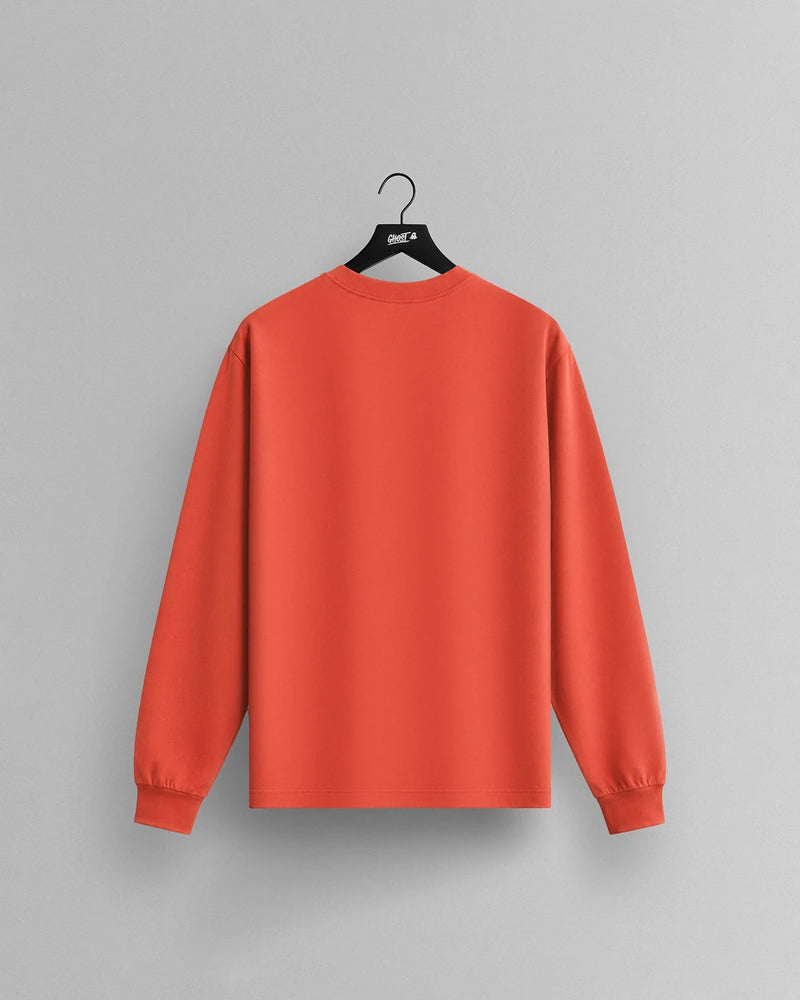 GHOST® WOODLAND LONG SLEEVE | NEON ORANGE view 2